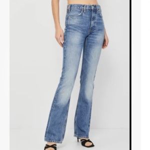 ZARA Women’s High Waist Vintage Flare Wide Leg Jeans -Size 10- NEW